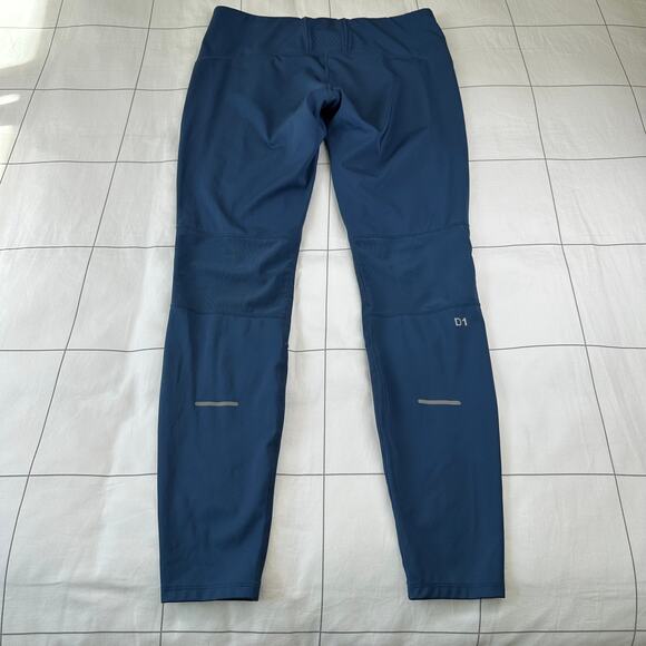 ASICS Leggings Womens Large Blue D1 Running Athletic Stretch Workout Fitness Gym - Picture 2 of 10